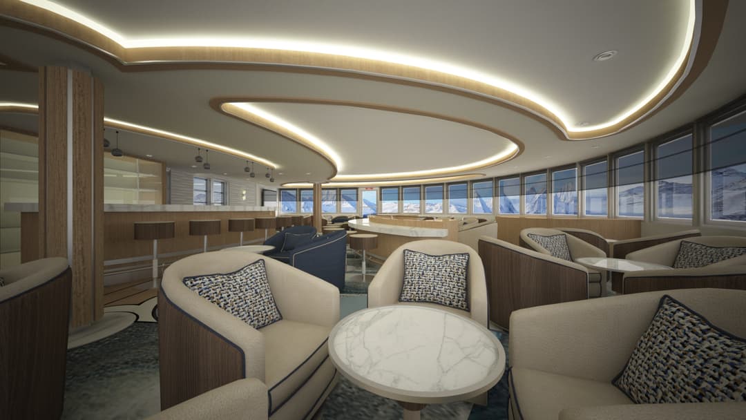 Aurora Expeditions Greg Mortimer Observation Lounge View 2