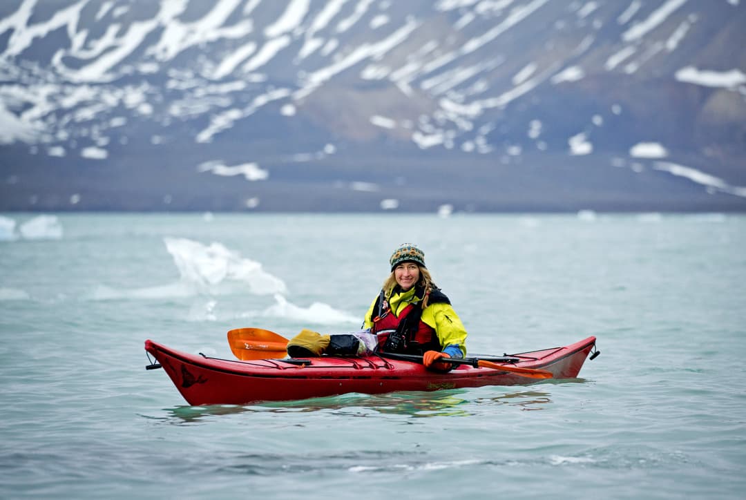 Quark Expeditions Sea Kayaking Kayakers Svalbard 14 July Glacier Acaciajohnson