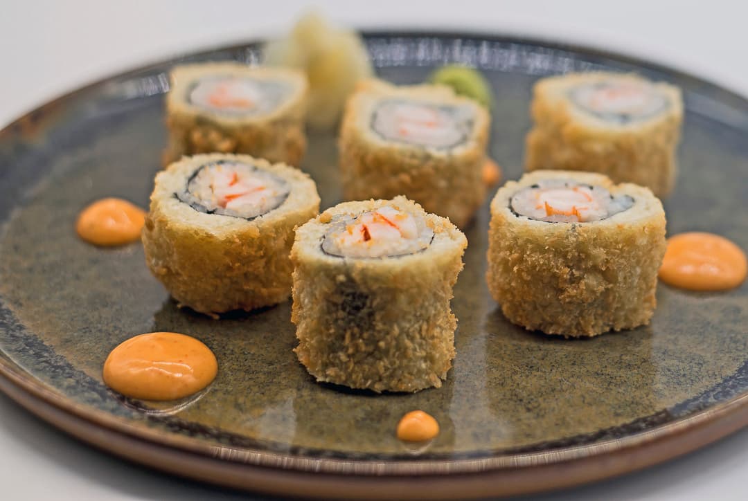 Scenic Eclipse Sushi @ Koko's Fried Rolls With Spicy Sauce