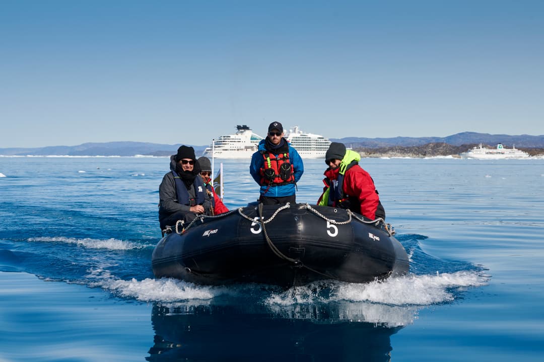 Seabourn Quest Zodiacs 3, Credit. Mike Louagie