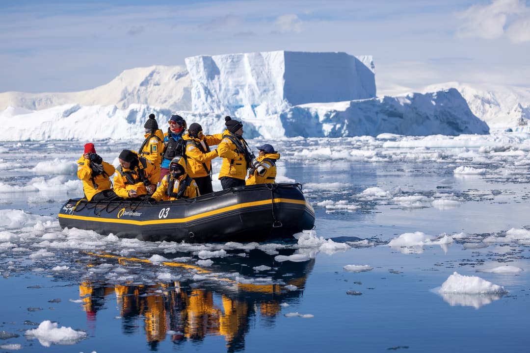 Quark Expeditions, Zodiac Cruising In Antarctica 5 ©Michelle Sole