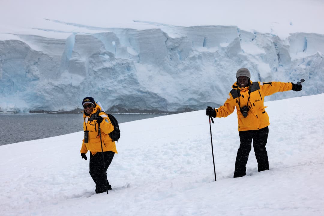 Quark Expeditions, Hiking In Antarctica 2 ©Michelle Sole