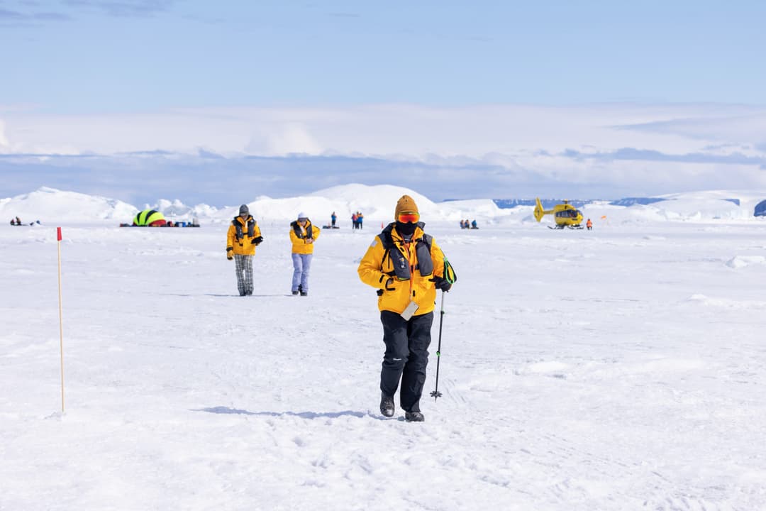 Quark Expeditions, Hiking In Antarctica 4 ©Michelle Sole