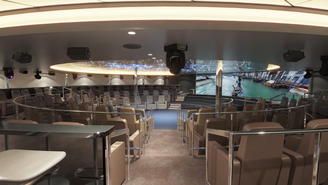 Scenic Ocean Cruises Scenic Ikon Theatre 2 Rendering