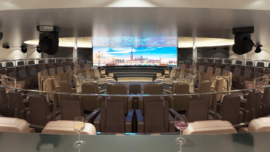 Scenic Ocean Cruises Scenic Ikon Theatre Rendering