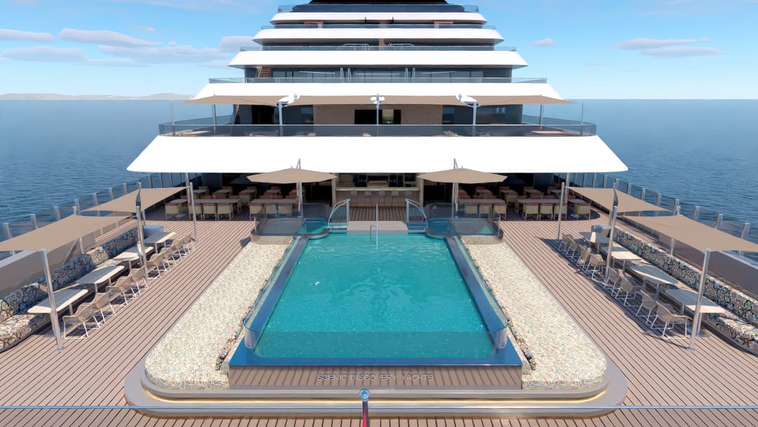 Scenic Ocean Cruises Scenic Ikon Yacht Club Pool & Terrace 3 Rendering