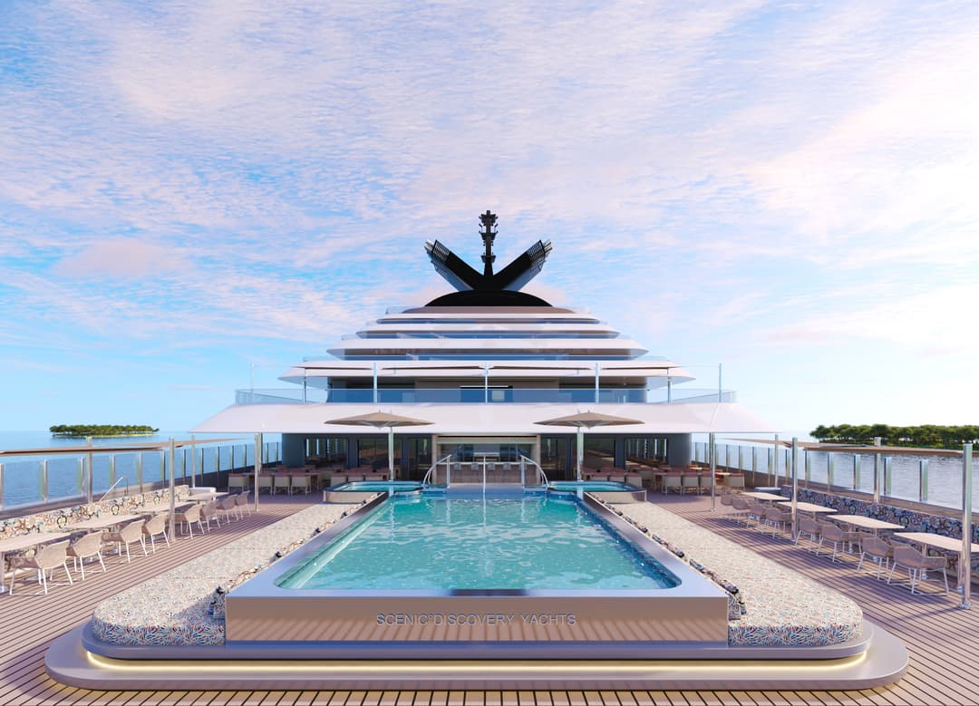 Scenic Ocean Cruises Scenic Ikon Yacht Club Pool & Terrace 1 Rendering