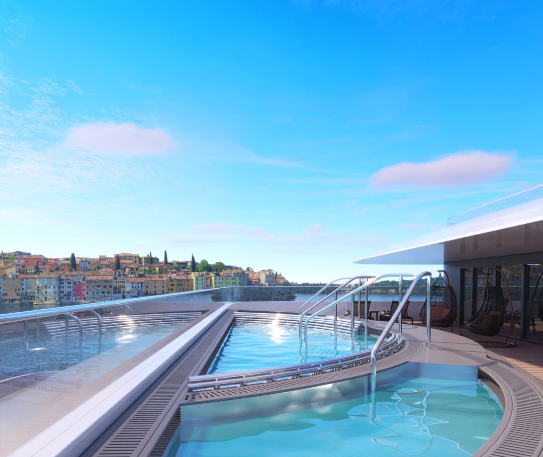Scenic Ocean Cruises Scenic Ikon Senses Vitality Pools Rendering