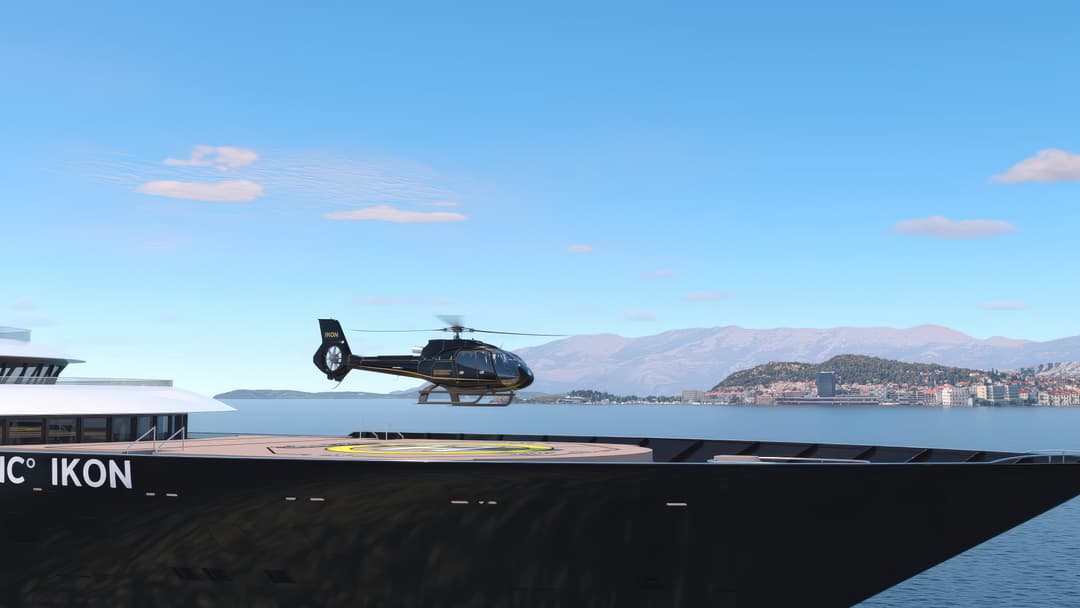 Scenic Ocean Cruises Scenic Ikon Helicopter 3 Rendering
