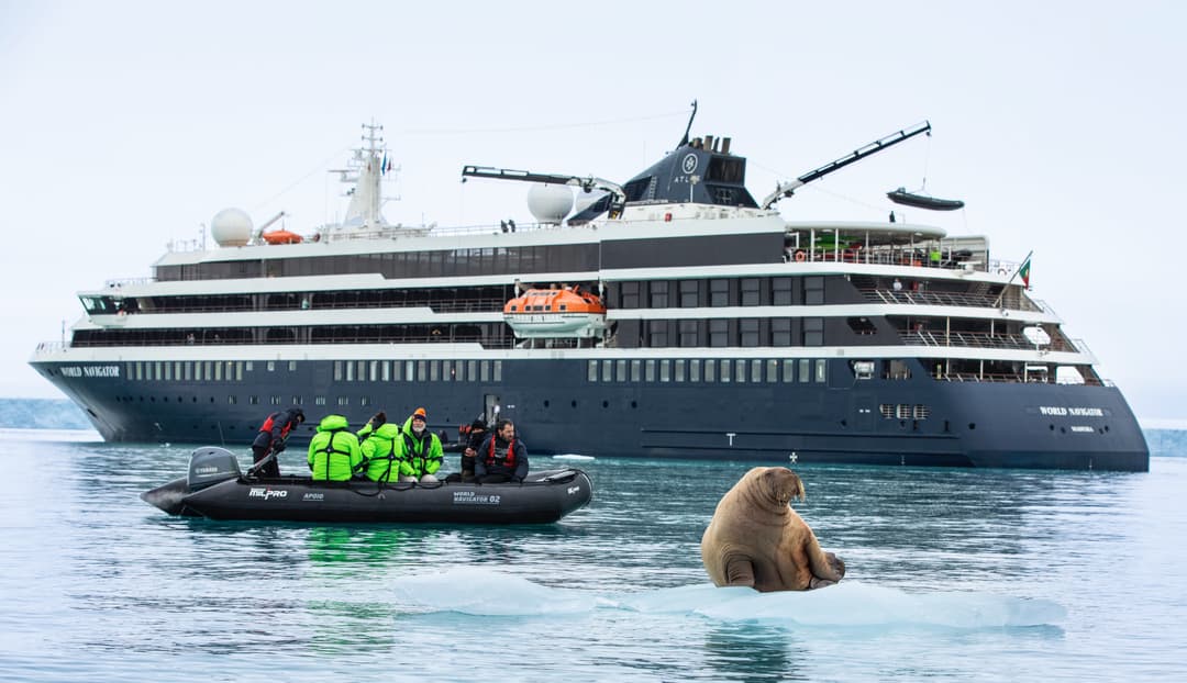 Atlas Ocean Voyages World Navigator Arctic Zodiac Exterior ©Atlas Ocean Voyages