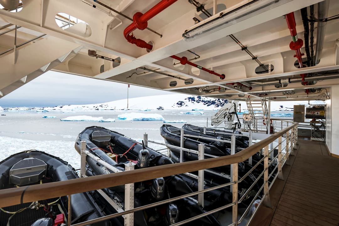 Ae Expeditions Douglas Mawson Zodiacs On Activities Platform ©Ae Expeditions 3