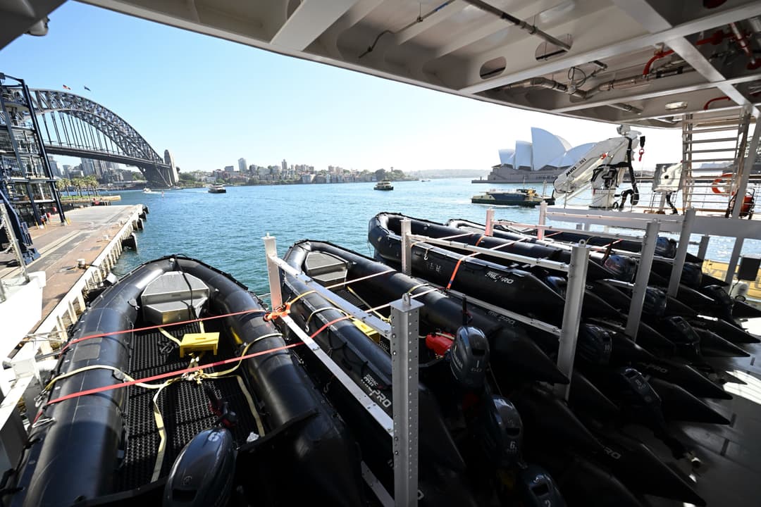 Ae Expeditions Douglas Mawson Zodiacs On Activities Platform ©Ae Expeditions 1