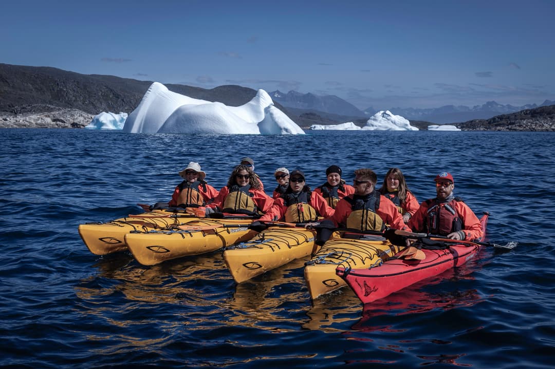 Polar Latitudes Expeditions Group Kayaking