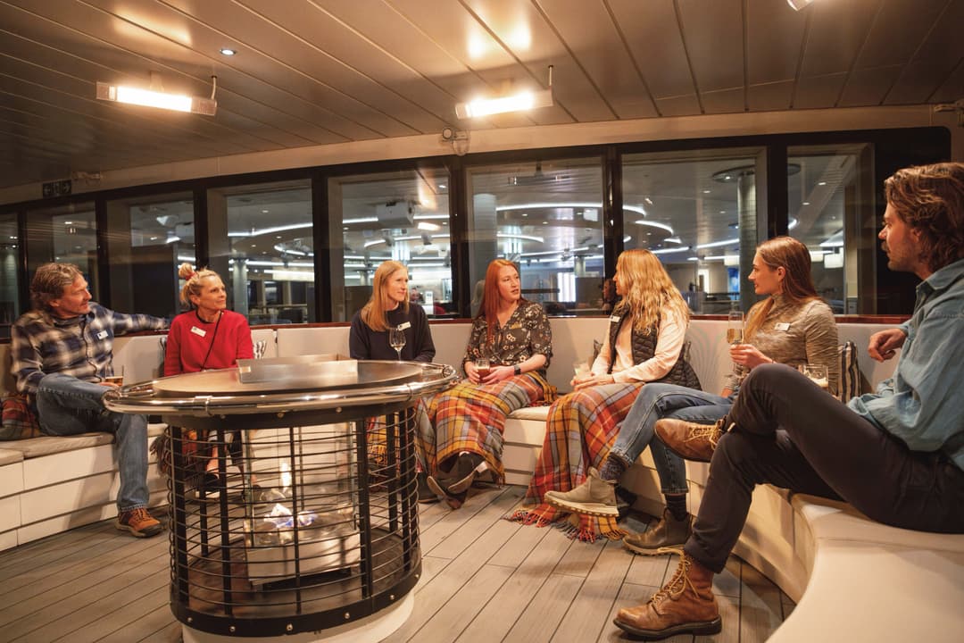 Ng Le Ng Resolution Fire Pit On Observation Deck ©David Vargas & Lindblad Expeditions 1